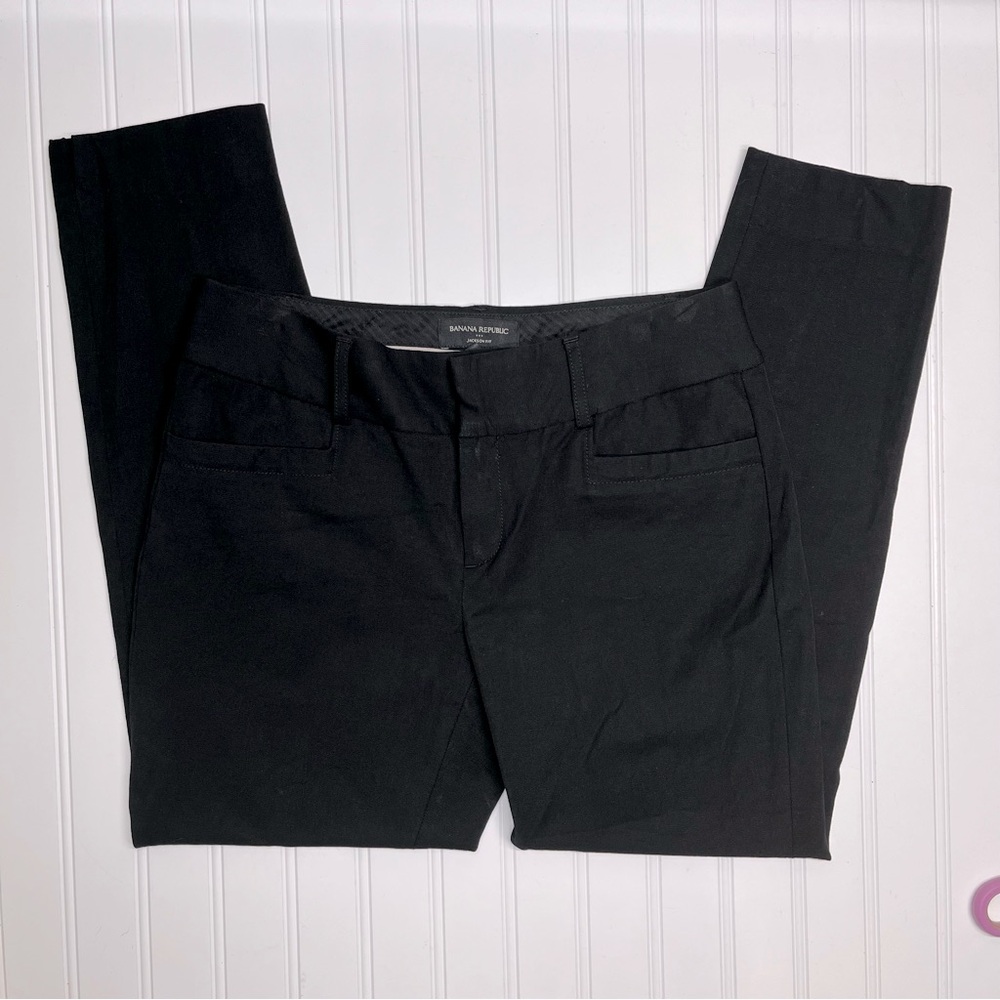 Banana Republic Women’s Jackson Fit Pants Size 4 Black